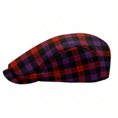 Brown Modern Tartan Flat Caps