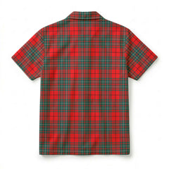 Cumming Modern Tartan Crest Hawaiian Shirt