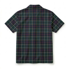 Leslie Hunting Modern Tartan Crest Hawaiian Shirt