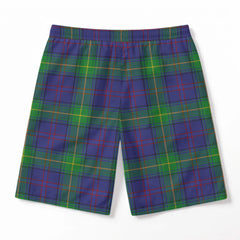 Boyle Tartan Crest Men's Beach Shorts