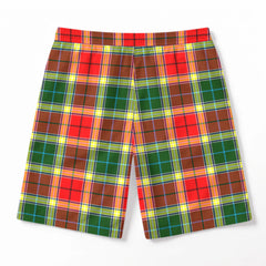 Gibson Tartan Crest Men's Beach Shorts