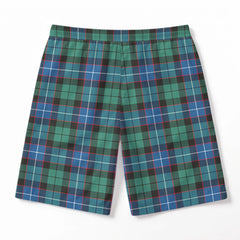 Hunter Ancient Tartan Crest Men's Beach Shorts