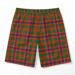 Kinninmont Tartan Crest Men's Beach Shorts