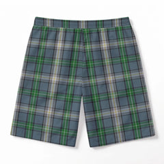 MacDowall Tartan Crest Men's Beach Shorts