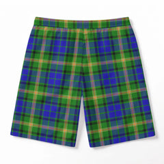 Maitland Tartan Crest Men's Beach Shorts