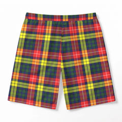 McIndoe Tartan Crest Men's Beach Shorts