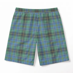 McInnes Ancient Tartan Crest Men's Beach Shorts