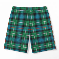 McKenzie Ancient Tartan Crest Men's Beach Shorts