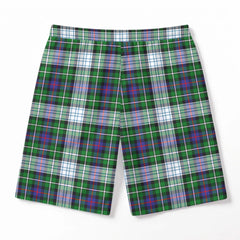 McKenzie Dress Modern Tartan Crest Men's Beach Shorts