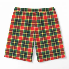 McLachlan Hunting Modern Tartan Crest Men's Beach Shorts