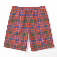 McRae Ancient Tartan Crest Men's Beach Shorts