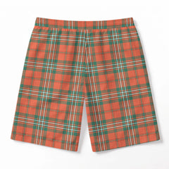 Scott Ancient Tartan Crest Men's Beach Shorts