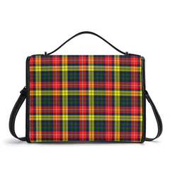 Dewar Tartan Crest Satchel Bag