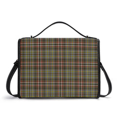 Scott Green Weathered Tartan Crest Satchel Bag