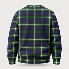 Lamont Modern Tartan Crest Sweater