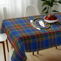 Bethune Ancient Tartan Crest Tablecloth