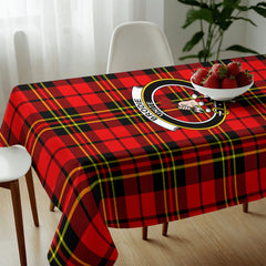 Brodie Modern Tartan Crest Tablecloth