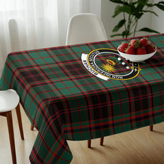 Buchan Ancient Tartan Crest Tablecloth