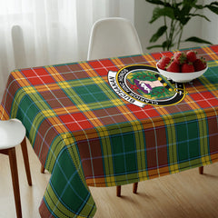 Buchanan Old Sett Tartan Crest Tablecloth