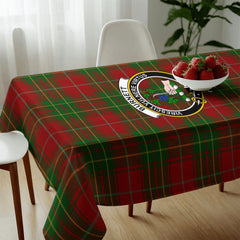 Burnett Tartan Crest Tablecloth