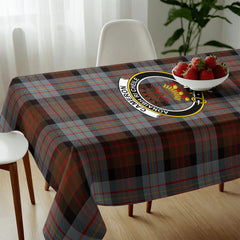 Cameron of Erracht Weathered Tartan Crest Tablecloth