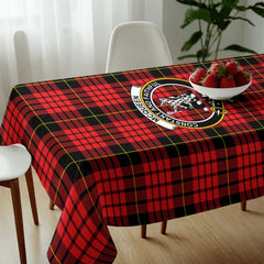 McQueen Modern Tartan Crest Tablecloth