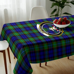 Sempill Modern Tartan Crest Tablecloth