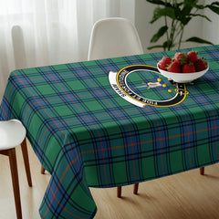 Shaw Ancient Tartan Crest Tablecloth