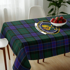 Sinclair Hunting Modern Tartan Crest Tablecloth
