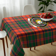 Stewart of Appin Ancient Tartan Crest Tablecloth