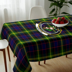 Watson Modern Tartan Crest Tablecloth