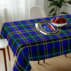 Weir Modern Tartan Crest Tablecloth