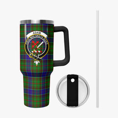 Adam Tartan Crest 40 oz Insulated Tumbler with Handle