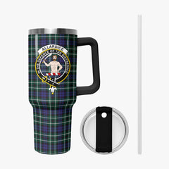 Allardice Tartan Crest 40 oz Insulated Tumbler with Handle