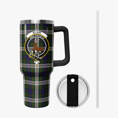 Blair Dress Tartan Crest 40 oz Insulated Tumbler with Handle