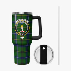 Henderson Modern Tartan Crest 40 oz Insulated Tumbler with Handle