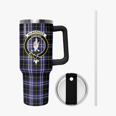 Kilmarnock Tartan Crest 40 oz Insulated Tumbler with Handle