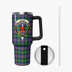 Logan Ancient Tartan Crest 40 oz Insulated Tumbler with Handle