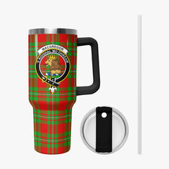 MacGregor Modern Tartan Crest 40 oz Insulated Tumbler with Handle