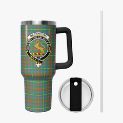 MacKintosh Hunting Ancient Tartan Crest 40 oz Insulated Tumbler with Handle