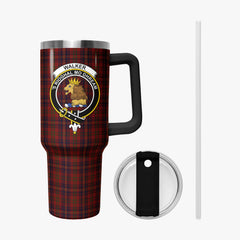 Walker Tartan Crest 40 oz Insulated Tumbler with Handle