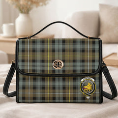 Campbell Argyll Weathered Tartan Crest Satchel Bag