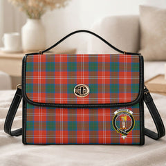 Chisholm Ancient Tartan Crest Satchel Bag