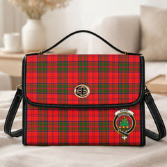 Grant Modern Tartan Crest Satchel Bag