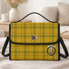 Houston Tartan Crest Satchel Bag