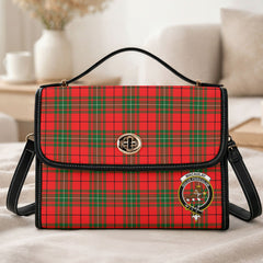 MacAulay Modern Tartan Crest Satchel Bag