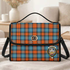 MacLachlan Ancient Tartan Crest Satchel Bag