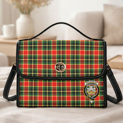MacLachlan Hunting Modern Tartan Crest Satchel Bag