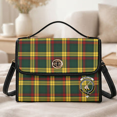 McMillan Old Modern Tartan Crest Satchel Bag