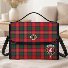 Roxburgh District Tartan Crest Satchel Bag